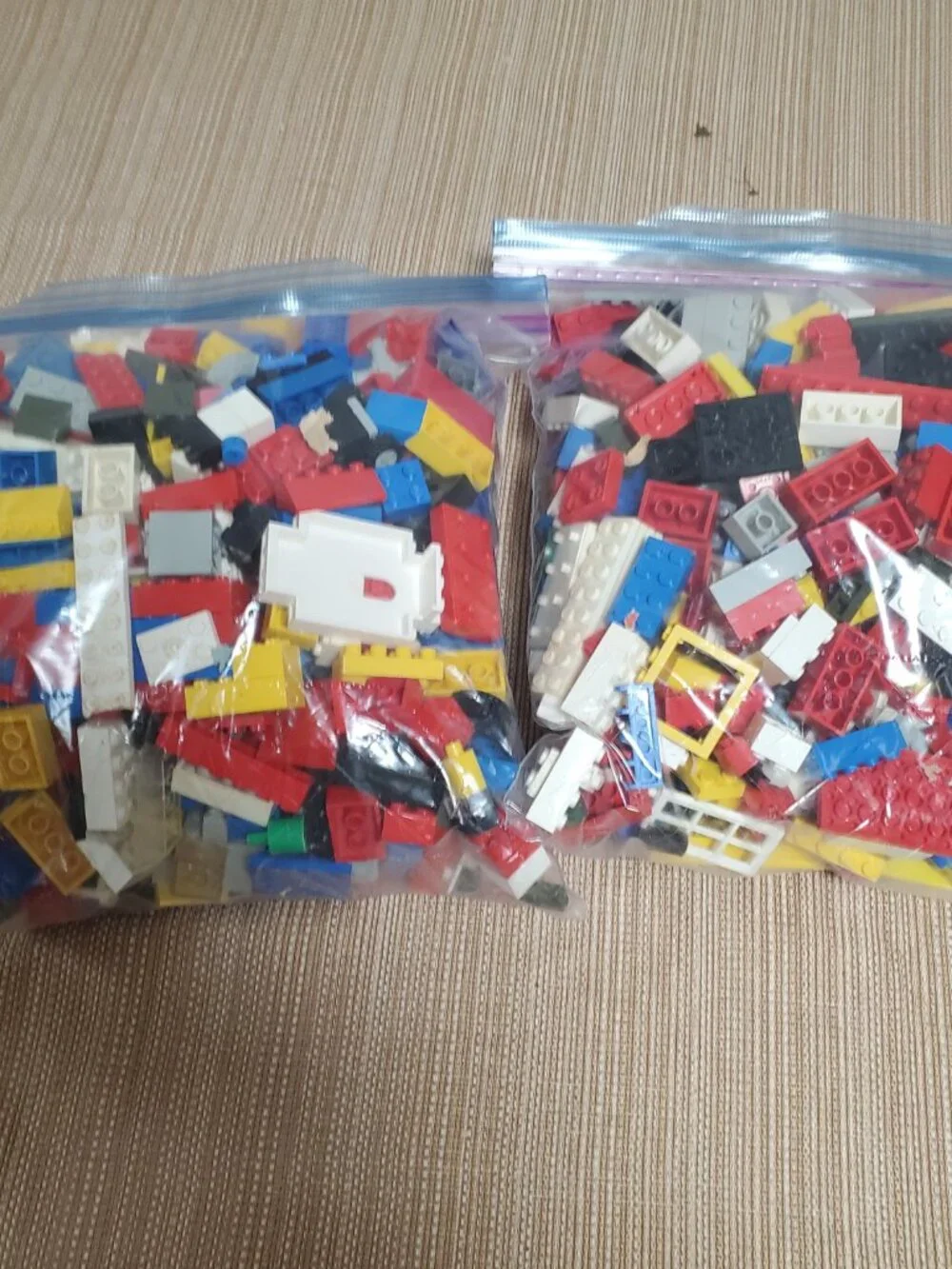 Lot of four pounds of assorted legos. Most from 1999-2009